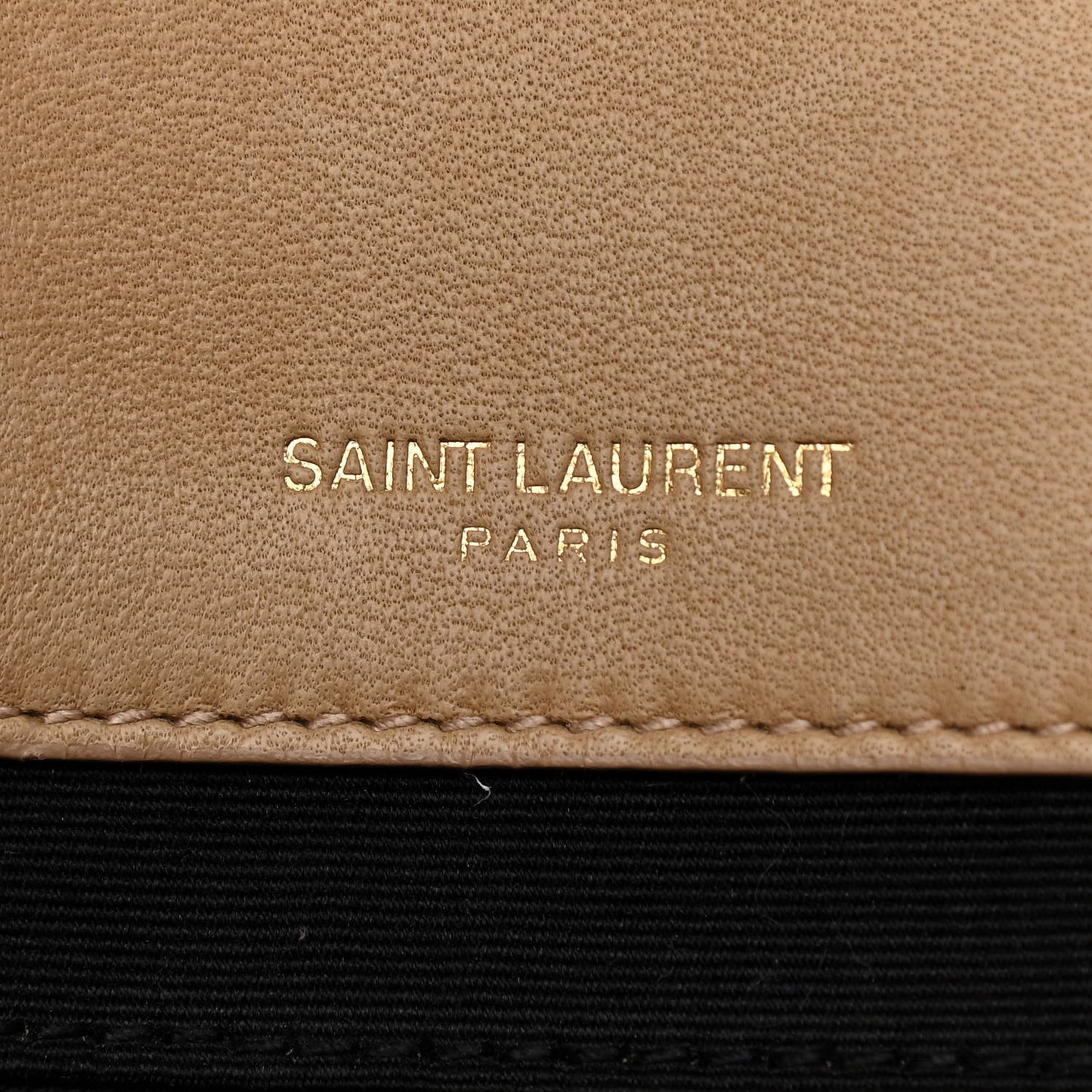 Lambskin Patchwork Monogram Medium Jamie Beige