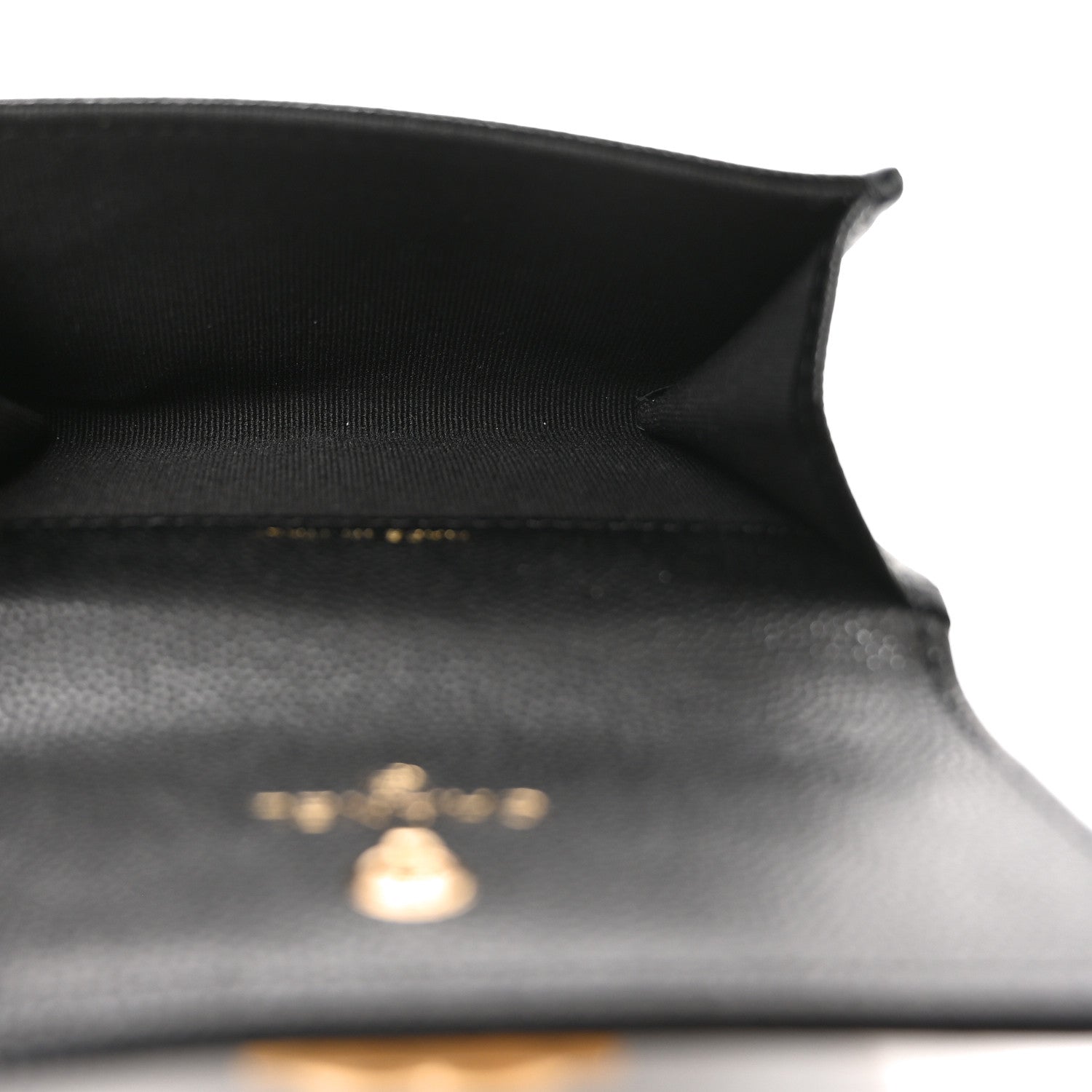 Chanel Caviar Quilted Boy Flap Card Holder Black 5 of 7