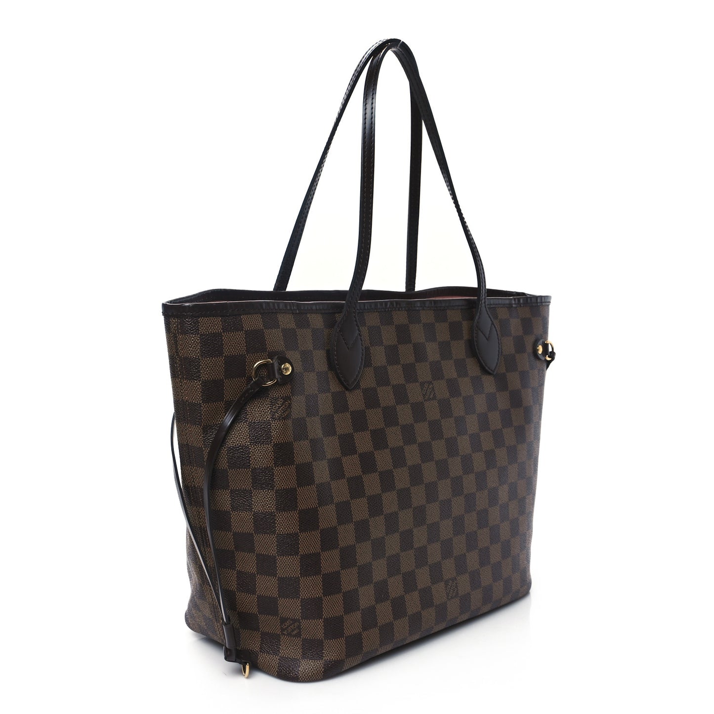 Damier Ebene Neo Neverfull MM Rose Ballerine
