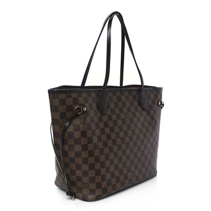 Louis Vuitton Damier Ebene Neo Neverfull MM Rose Ballerine 4 of 13