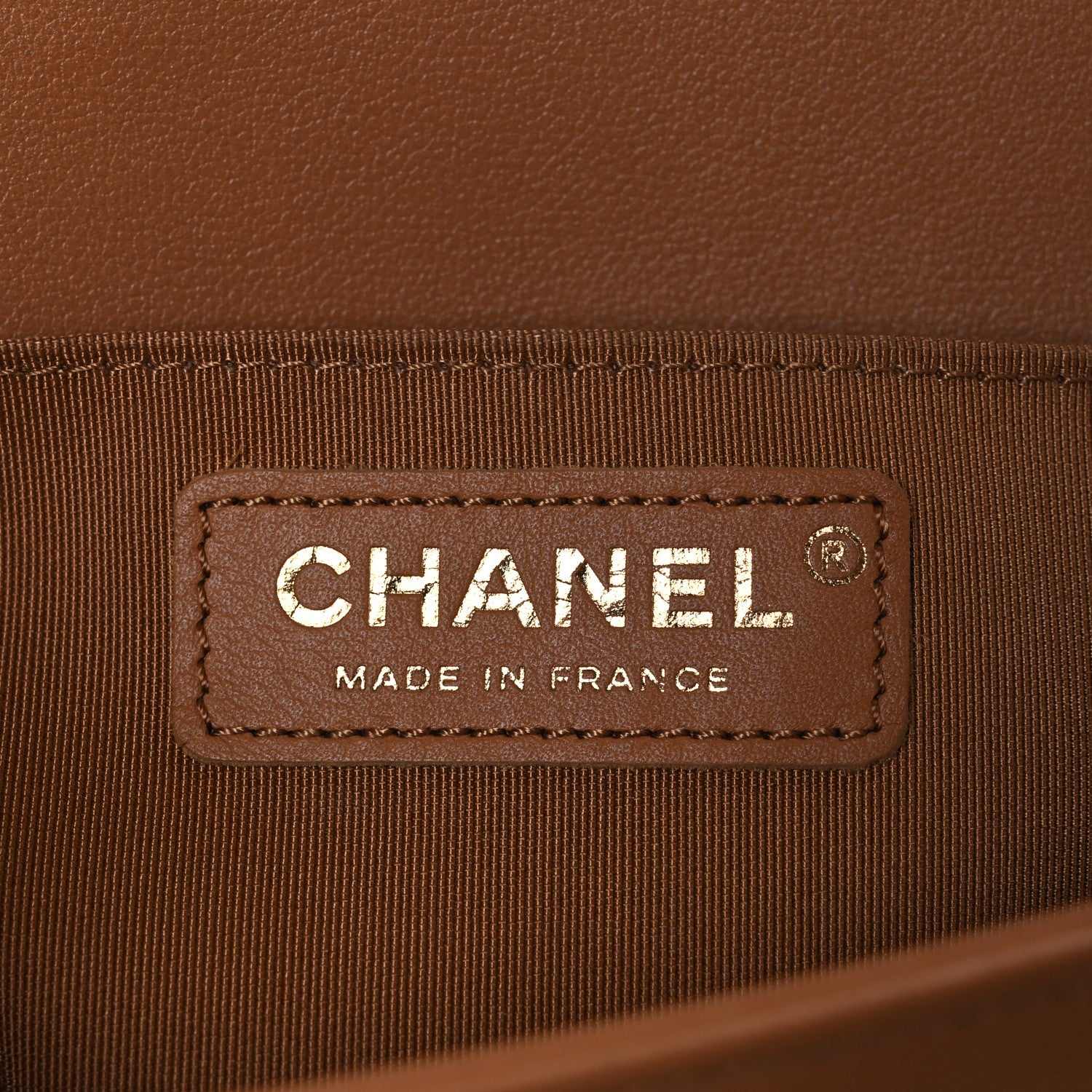 Chanel Calfskin Chevron Quilted Medium Boy Flap Beige 6 of 13