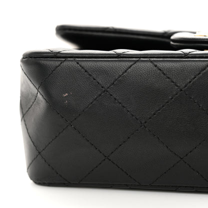 Chanel Lambskin Quilted Mini Rectangular Flap Black 12 of 13