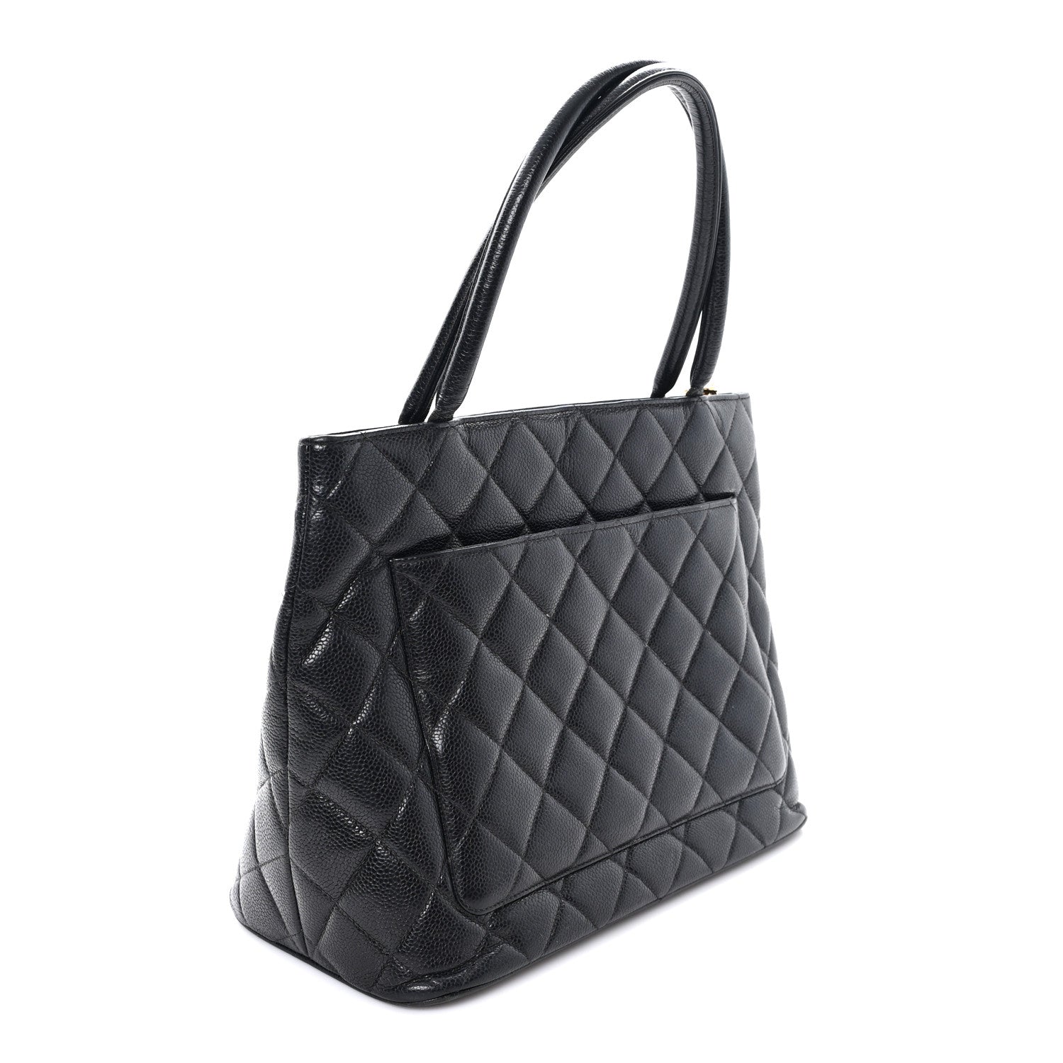 Chanel Caviar Quilted Medallion Tote Black 3 of 13