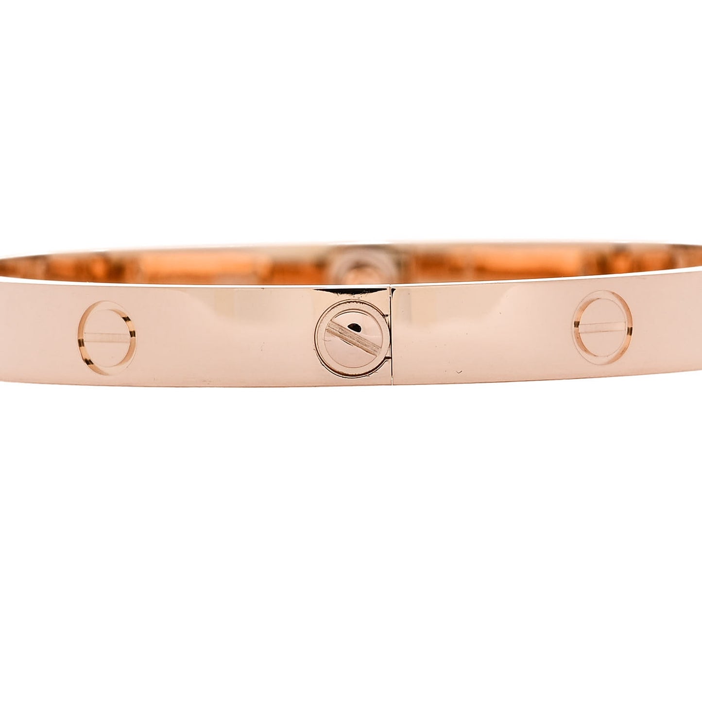 18K Pink Gold 4 Diamond LOVE Bracelet 18