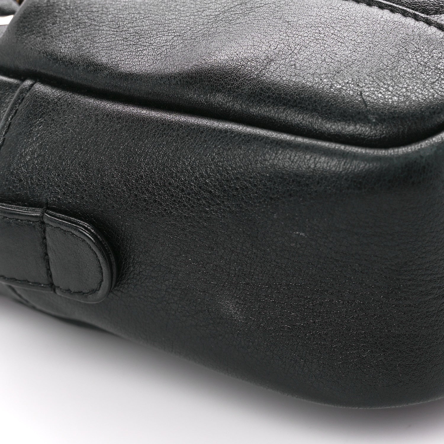 Chanel Calfskin Quilted Daily Chevron Camera Case Black 12 of 12