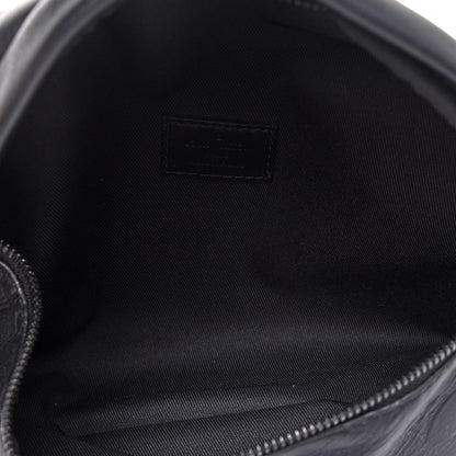 Louis Vuitton Calfskin Monogram Shadow Discovery Bumbag Black 5 of 10