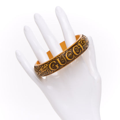 Gucci Resin Flora Bracelet S Giallo 2 of 7