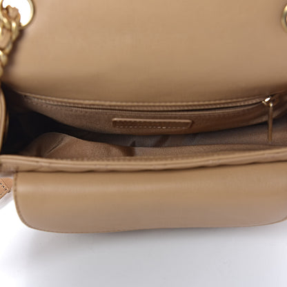 Chanel Calfskin Quilted Messenger Flap Beige 5 of 13