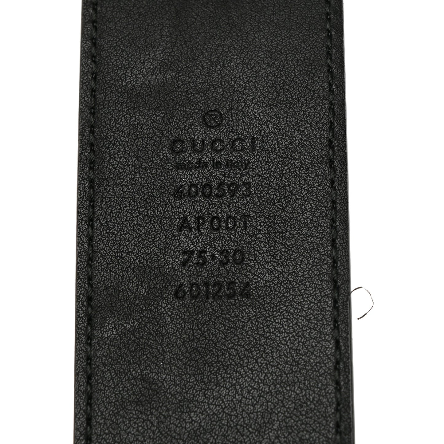 Calfskin Double G 40mm Belt 75 30 Black