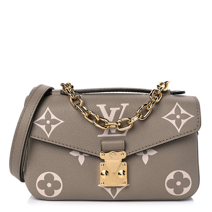 Louis Vuitton Empreinte Monogram Giant Pochette Metis East West Tourterelle Creme 1 of 9
