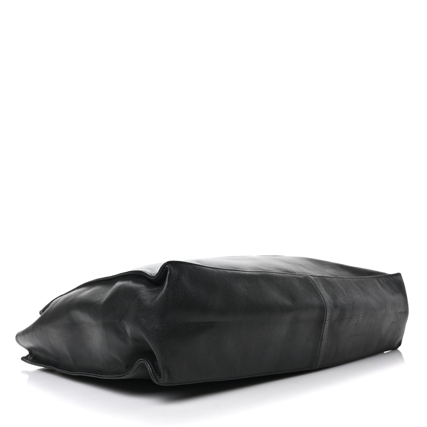 Lambskin Jumbo CC Shoulder Bag Black