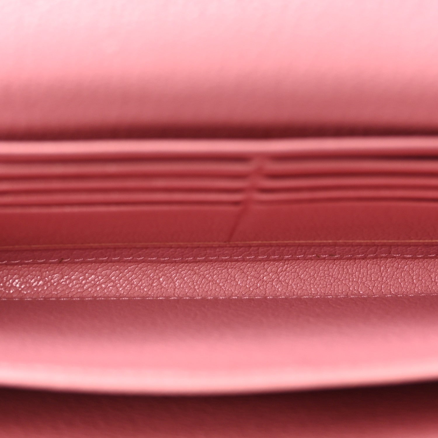 Miu Miu Goatskin Madras Bicolor Flap Wallet Pink 6 of 10
