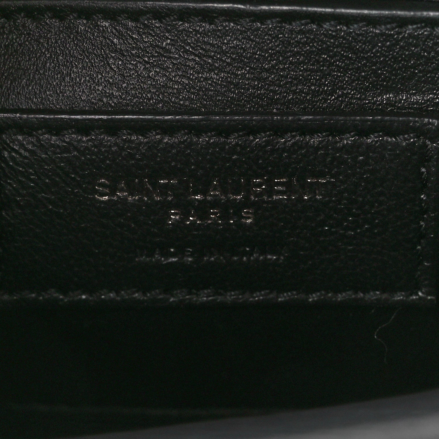 Saint Laurent Grain De Poudre Textured Mixed Matelasse Triquilt Small Monogram Monochrome Satchel Black 7 of 14