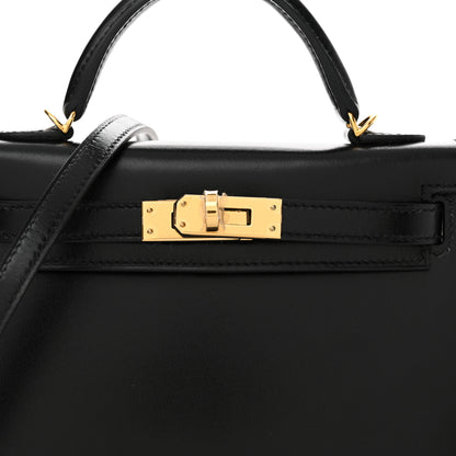 Hermes Box Mini Kelly Sellier 20 Black 7 of 11