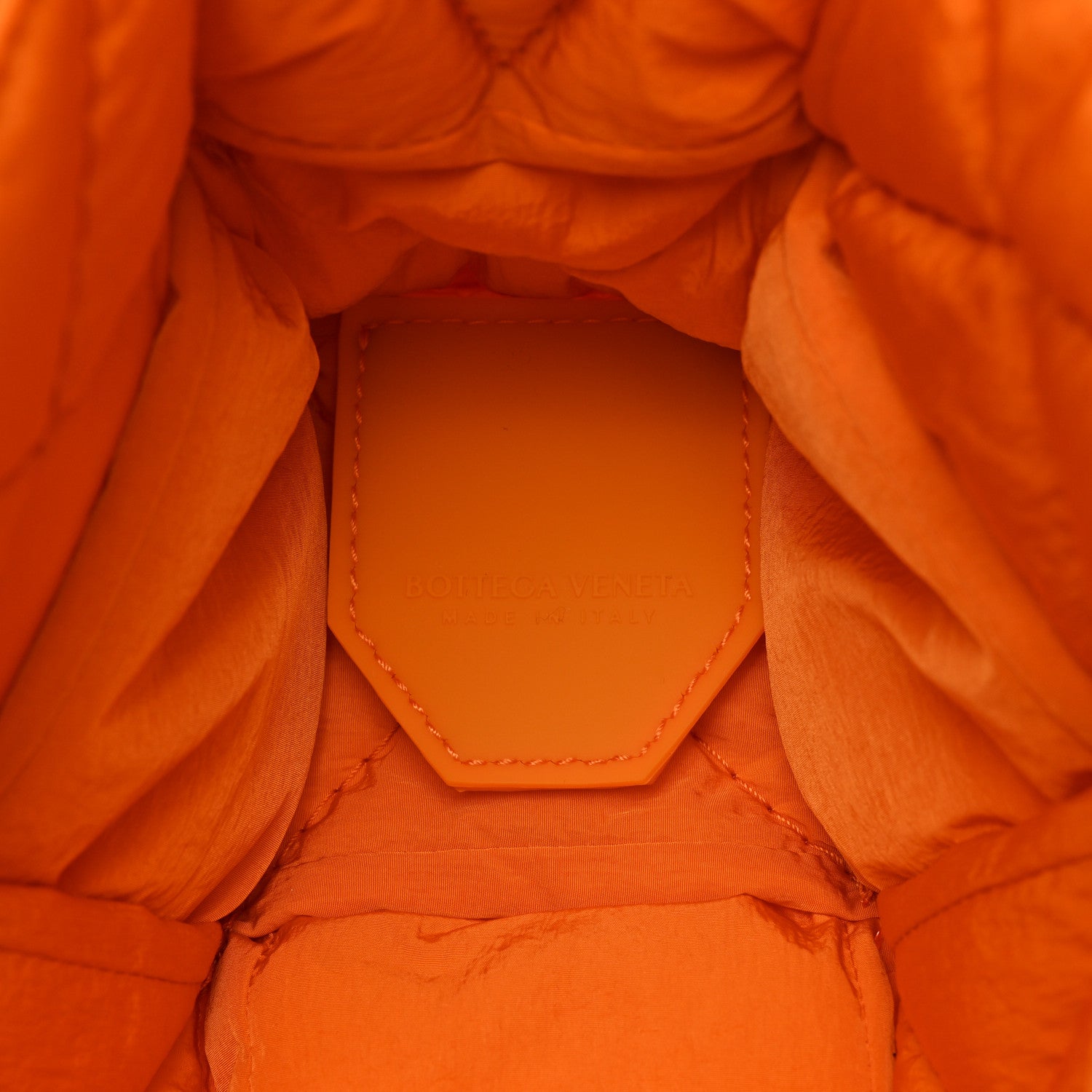 Bottega Veneta Nylon Intrecciato Padded Tech Cassette Bag Orange 8 of 9