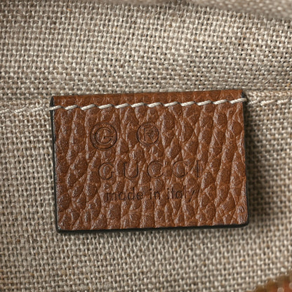 Gucci Monogram Mini Bree Messenger Bag Beige Tabacco 6 of 11
