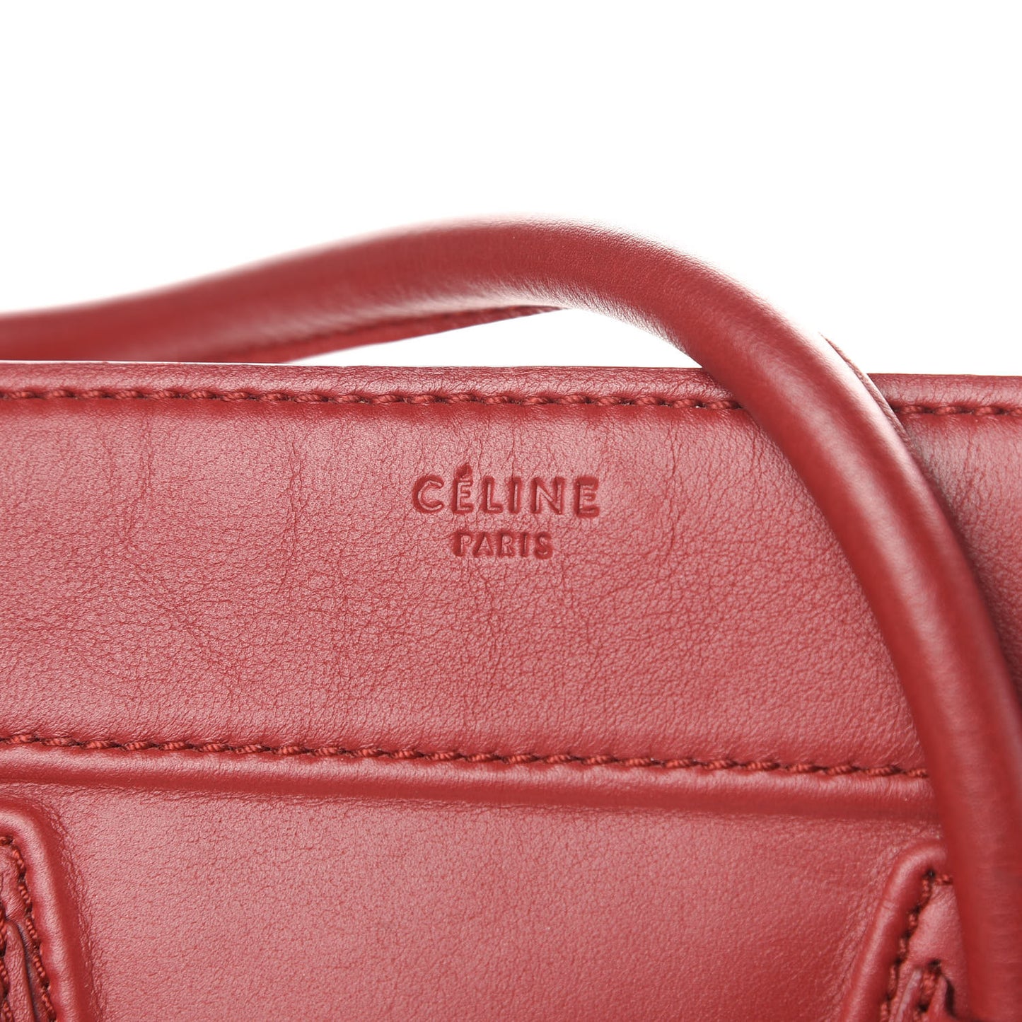 Supple Calfskin Medium Phantom Luggage Red