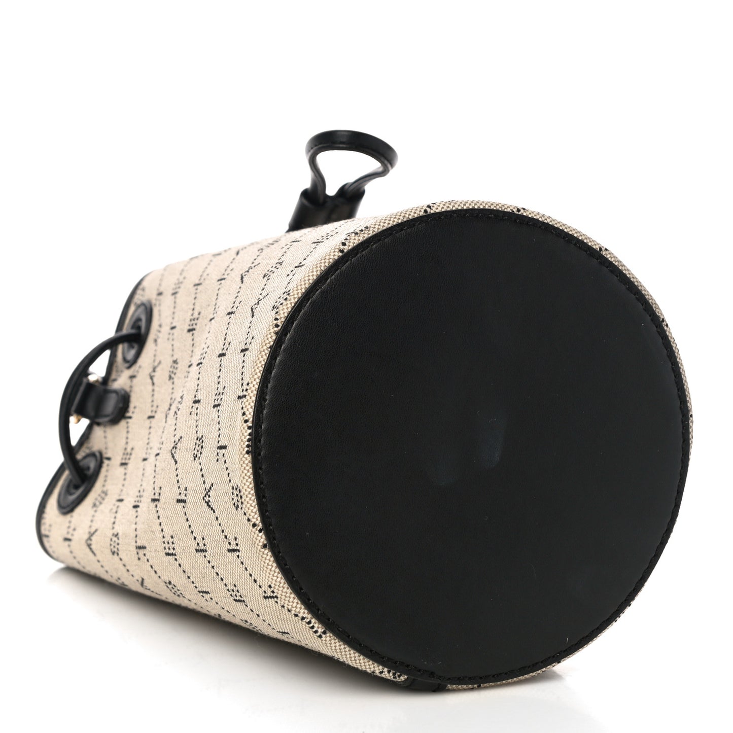 Canvas Mini Stella Logo Bucket Bag Neutral
