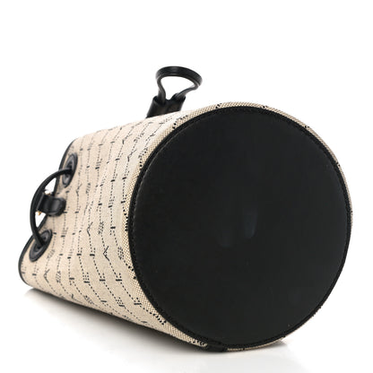 Stella McCartney Canvas Mini Stella Logo Bucket Bag Neutral 4 of 9