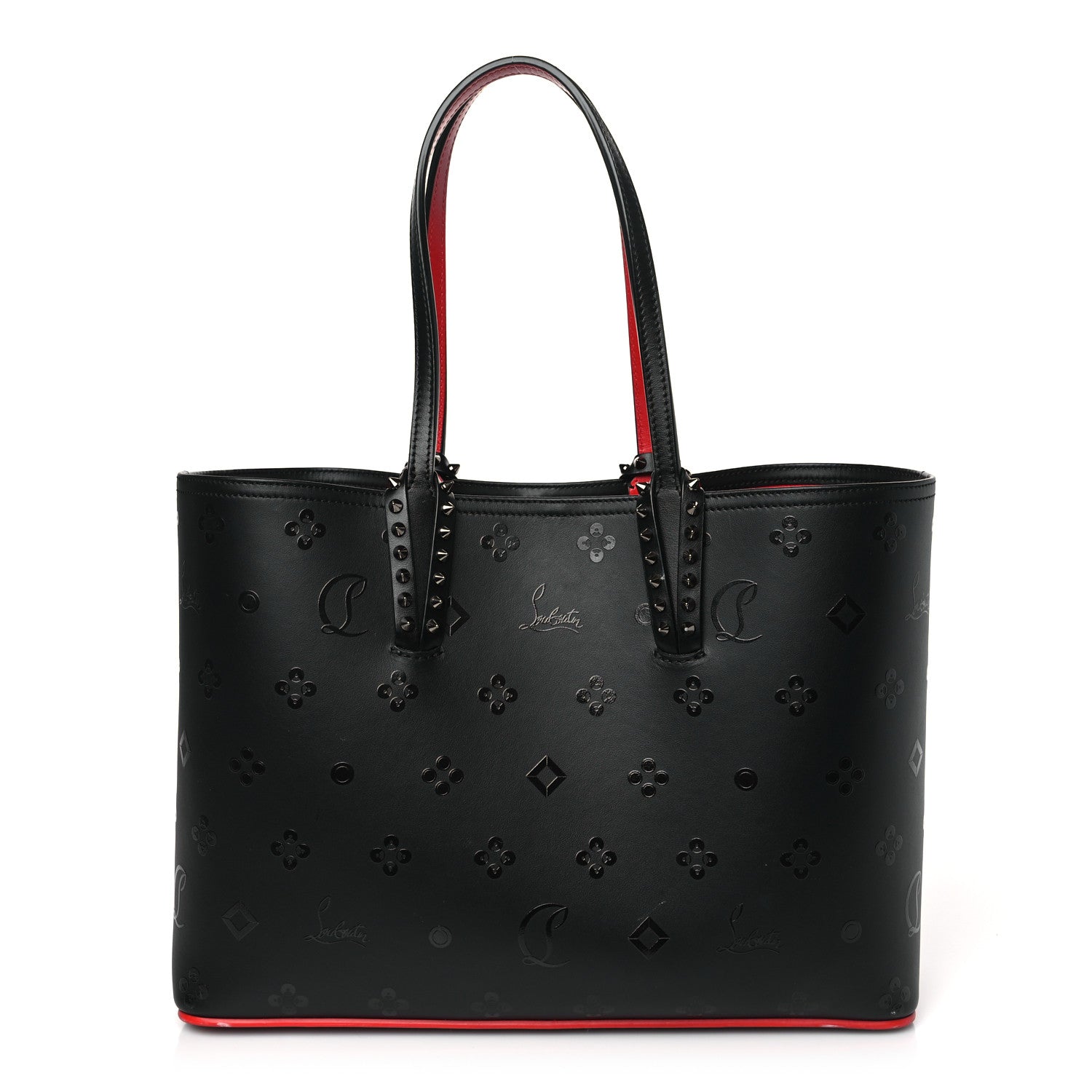 Christian Louboutin Calfskin Loubinthesky East West Cabata Tote Black 1 of 12