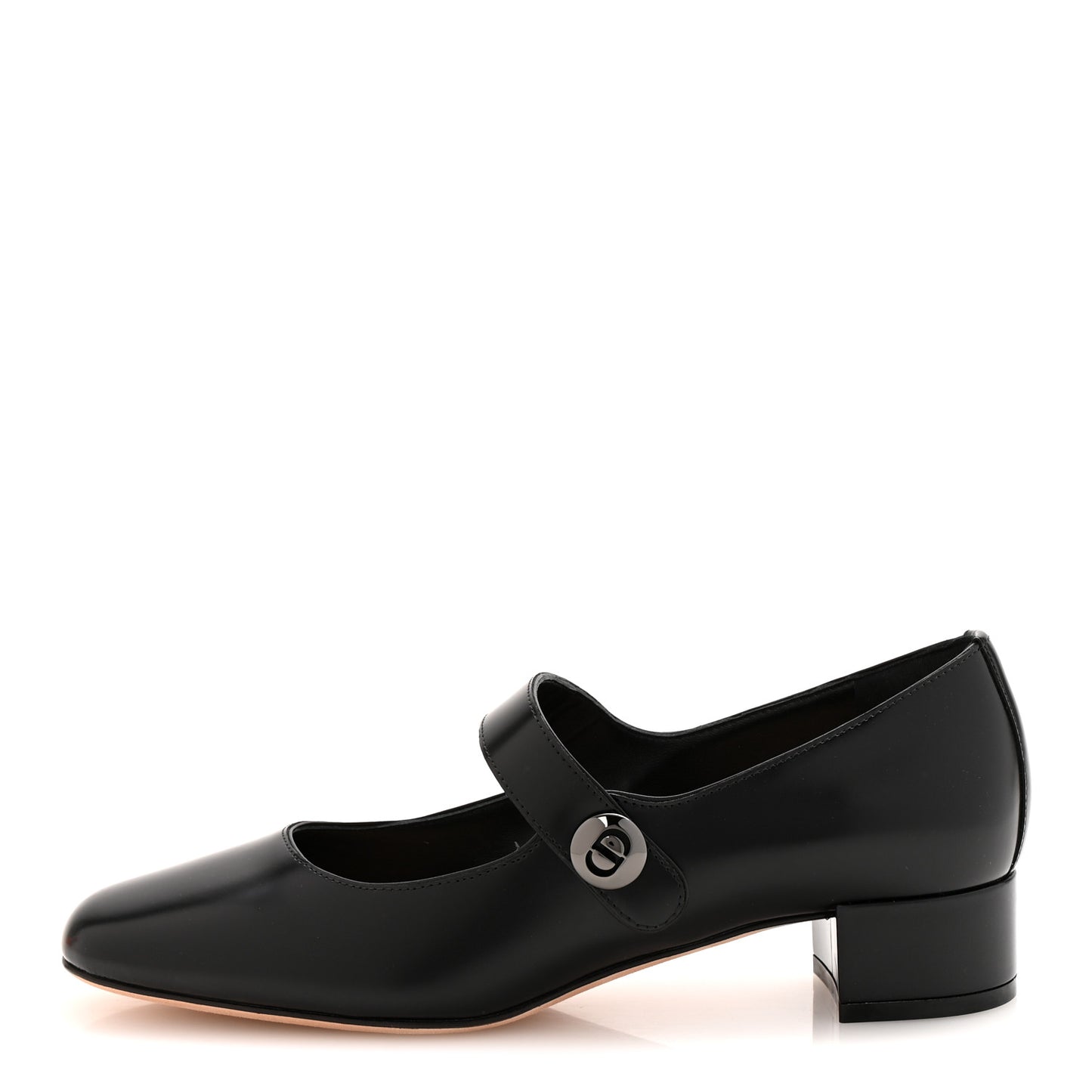 Brushed Calfskin Uniform 30mm Pumps 37.5 Black