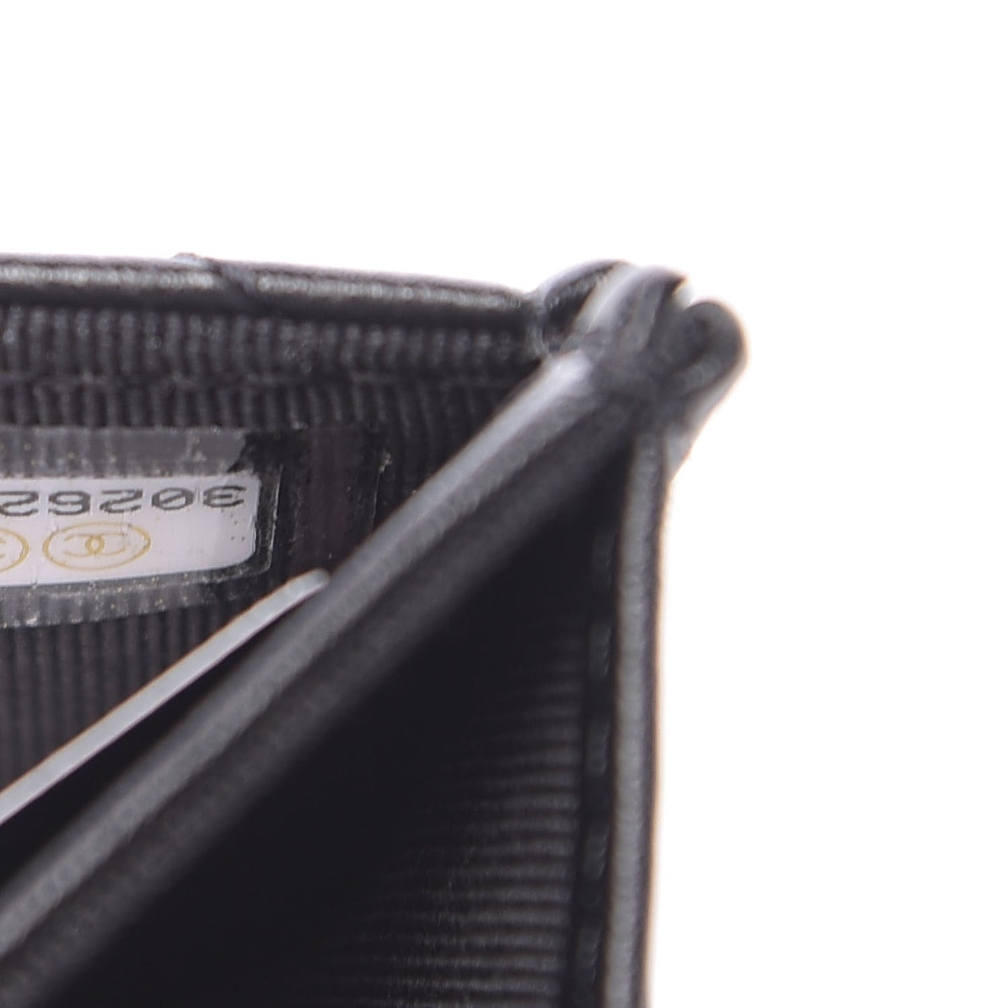 Aged Calfskin Chevron Quilted Reissue Card Holder Wallet So Black