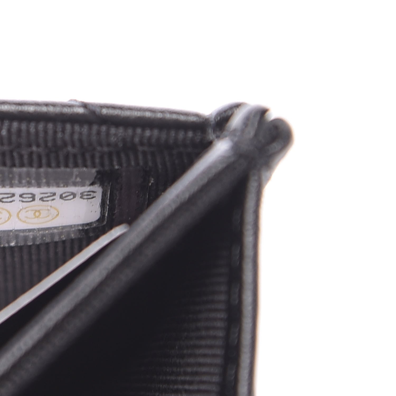Chanel Aged Calfskin Chevron Quilted Reissue Card Holder Wallet So Black 8 of 9