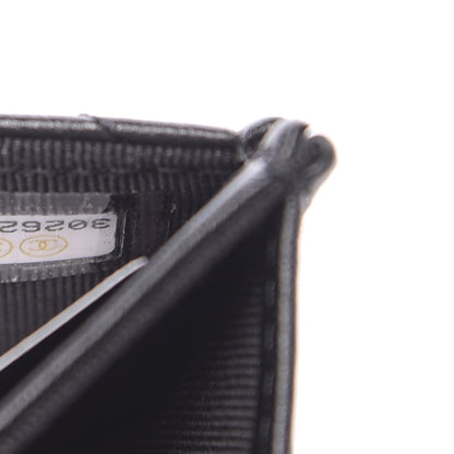 Chanel Aged Calfskin Chevron Quilted Reissue Card Holder Wallet So Black 8 of 9