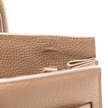Saint Laurent Grained Calfskin Baby Sac De Jour Taupe 10 of 14