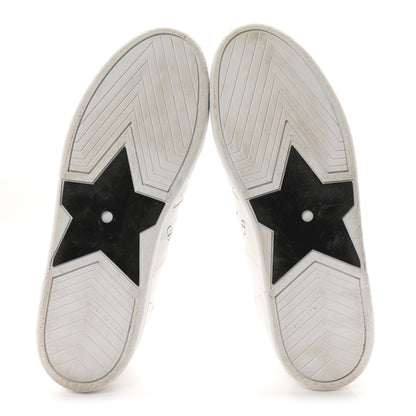 Christian Dior Calfskin Suede Dior Star Low Top Sneakers 38 White Black 6 of 11