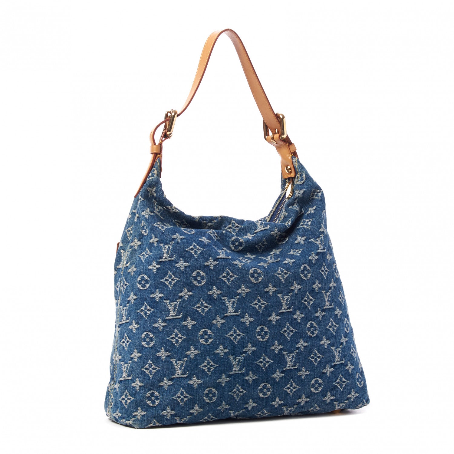 Louis Vuitton Denim Baggy GM Blue 3 of 9
