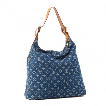 Louis Vuitton Denim Baggy GM Blue 3 of 9