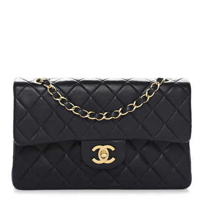 Chanel Lambskin Quilted Small Double Flap Navy 1 of 14