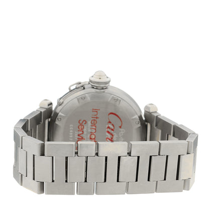 Cartier Stainless Steel 35mm Pasha GMT Automatic Watch 3 of 5