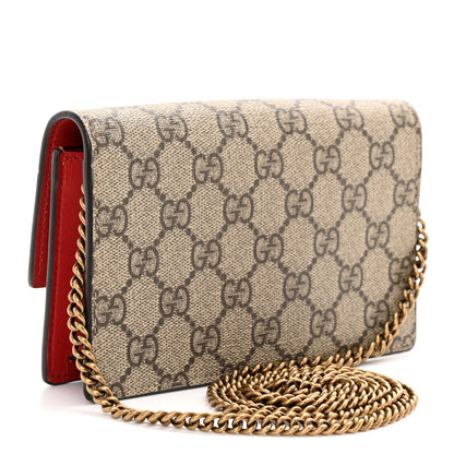 Gucci GG Supreme Monogram Mini Cherry Chain Bag 3 of 9