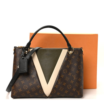 Louis Vuitton Monogram V Tote MM Khaki Cream 10 of 10