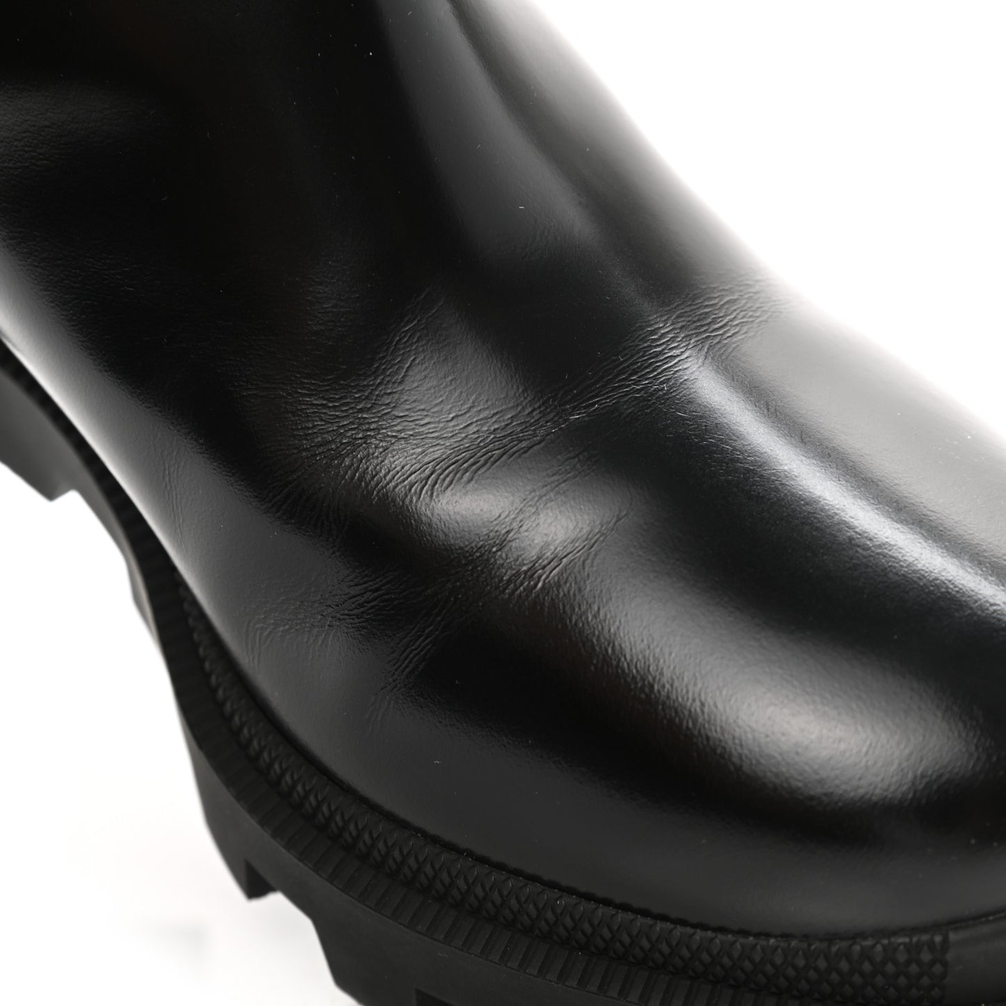 Calfskin Crystal GG Trip Chelsea Ankle Boots 40 Black