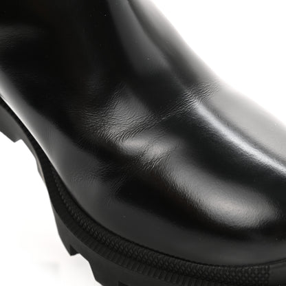 Gucci Calfskin Crystal GG Trip Chelsea Ankle Boots 40 Black 9 of 11
