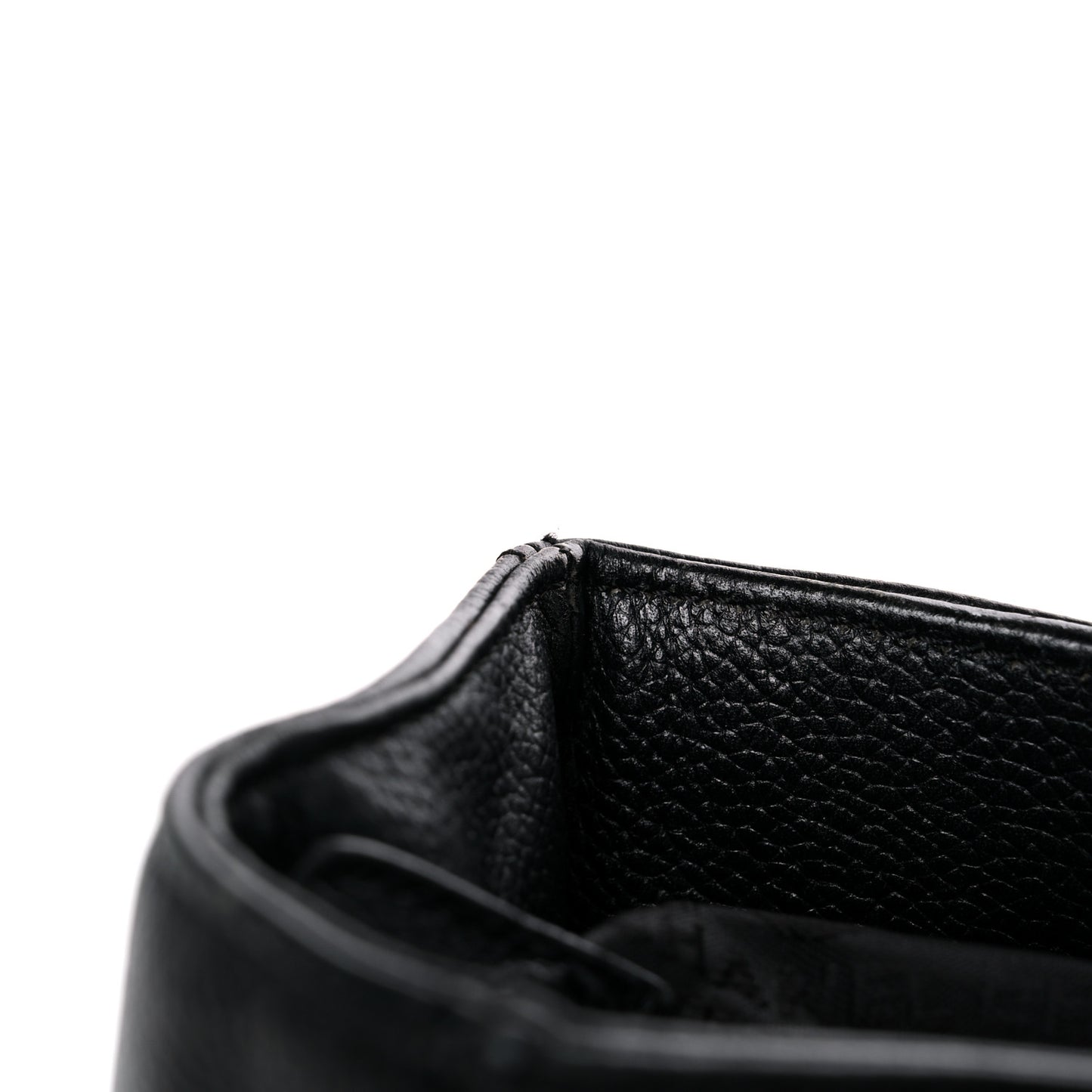 Calfskin Mademoiselle Lock Cerf Executive Shopper Tote Black