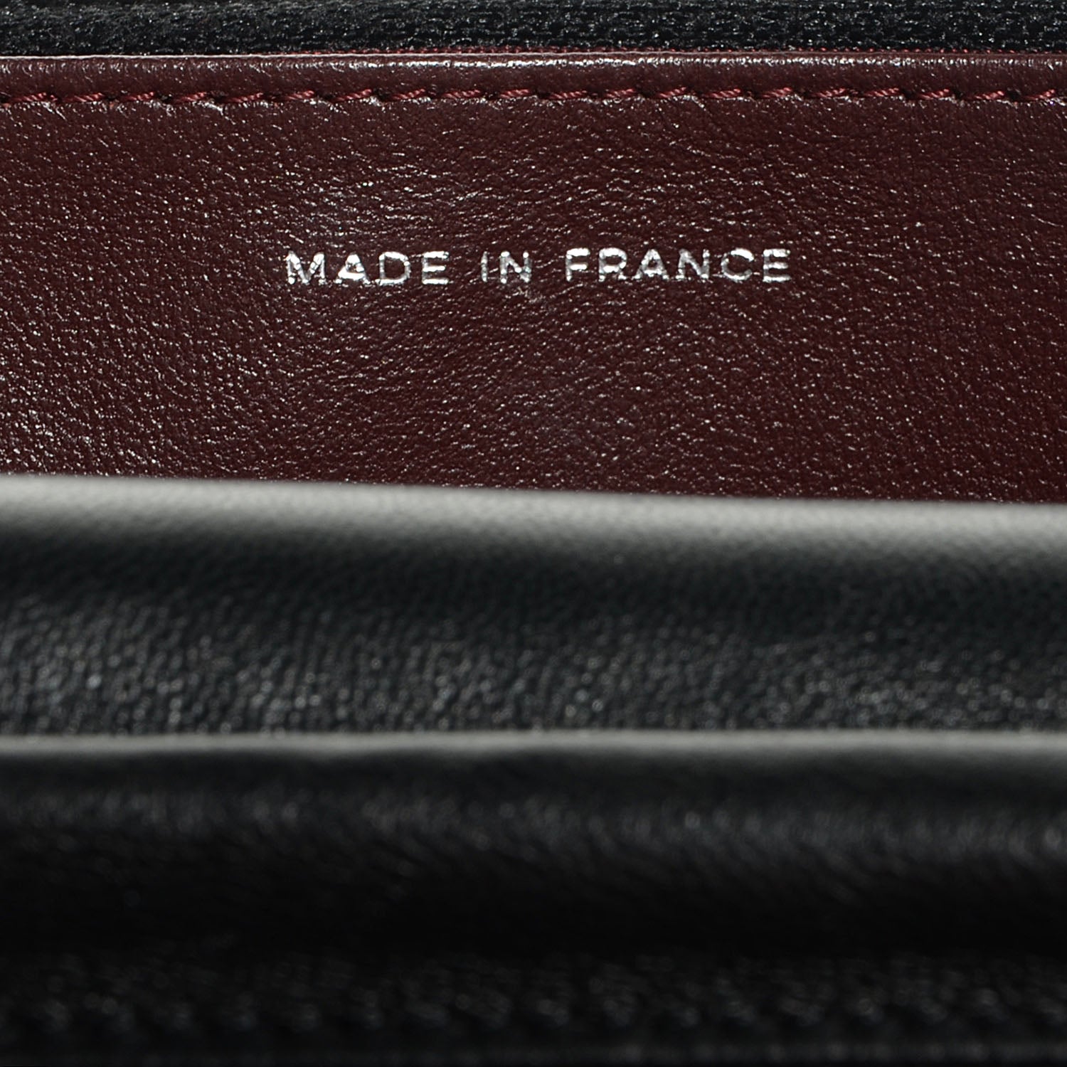 Chanel Lambskin Quilted Wallet On Chain WOC Black 7 of 9