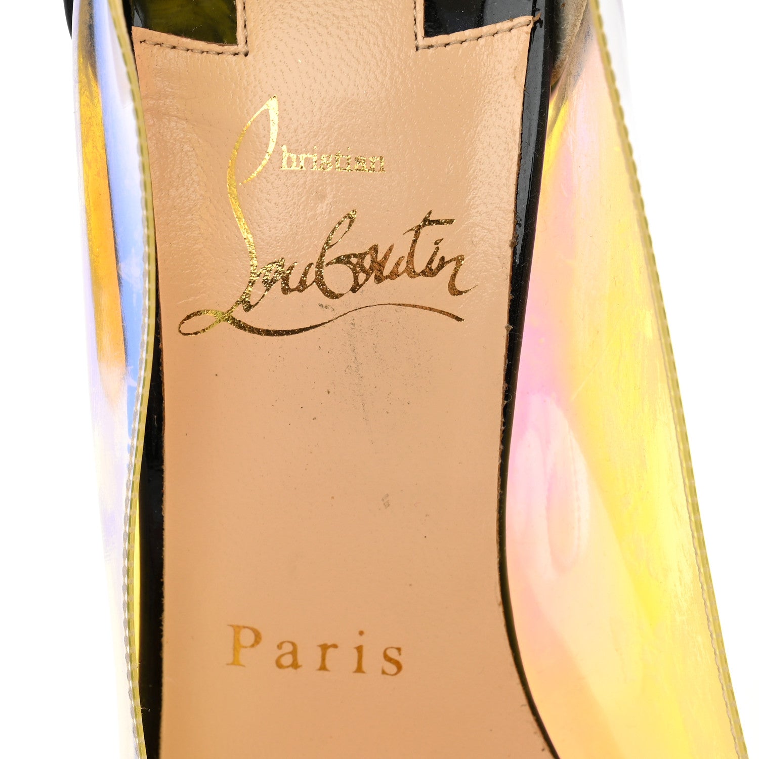 Christian Louboutin Disco PVC Hologram Debout 120 Pumps 36.5 Black Multicolor 8 of 11