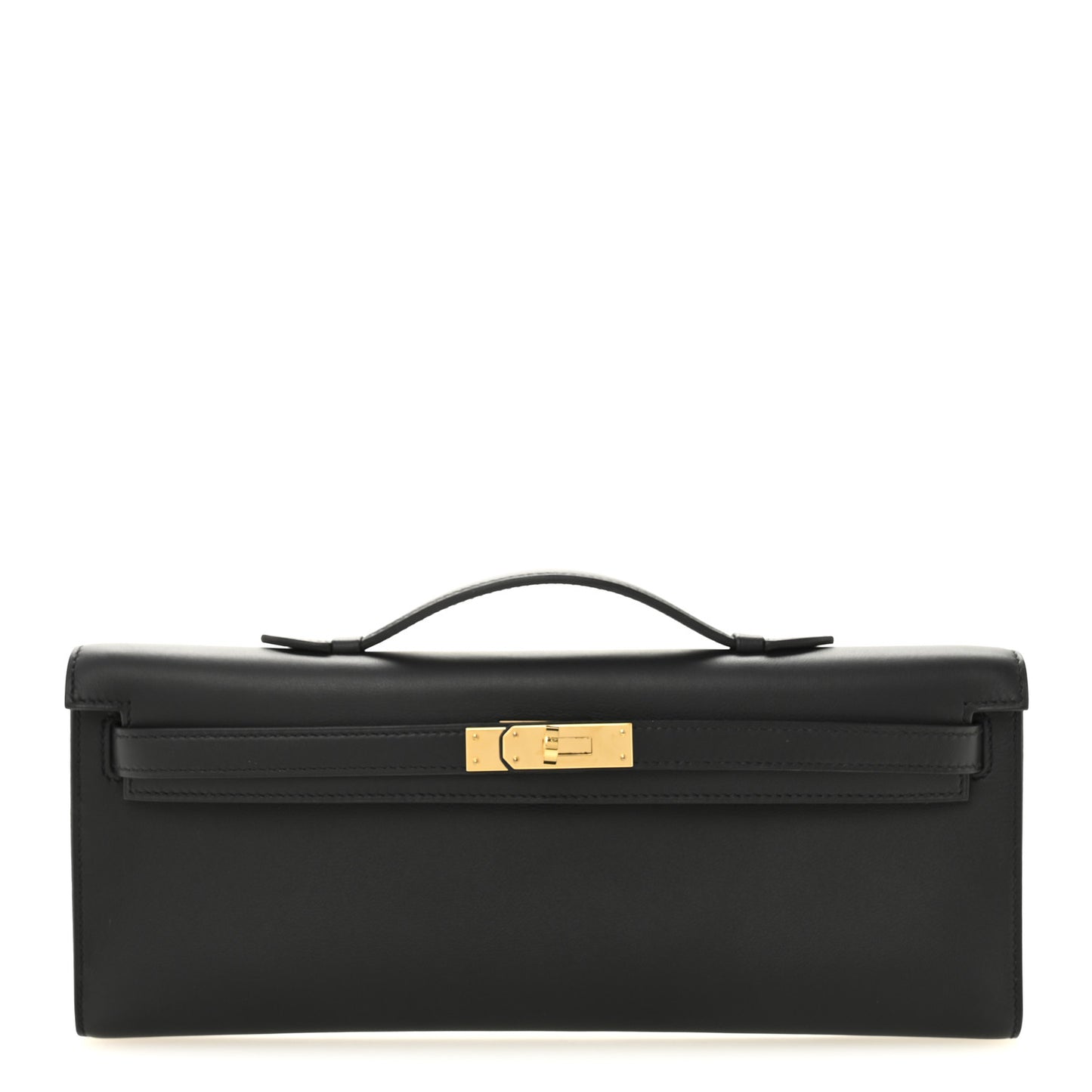 Swift Kelly Cut Clutch Pochette Black