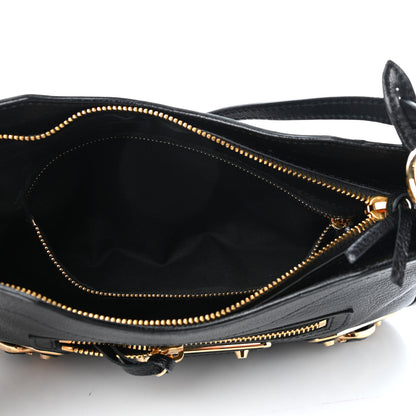 Balenciaga Chevre Gold Metallic Edge Hardware Hip Black 5 of 9