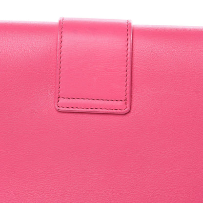Saint Laurent Calfskin Classic Y Ligne Clutch Pink 13 of 16