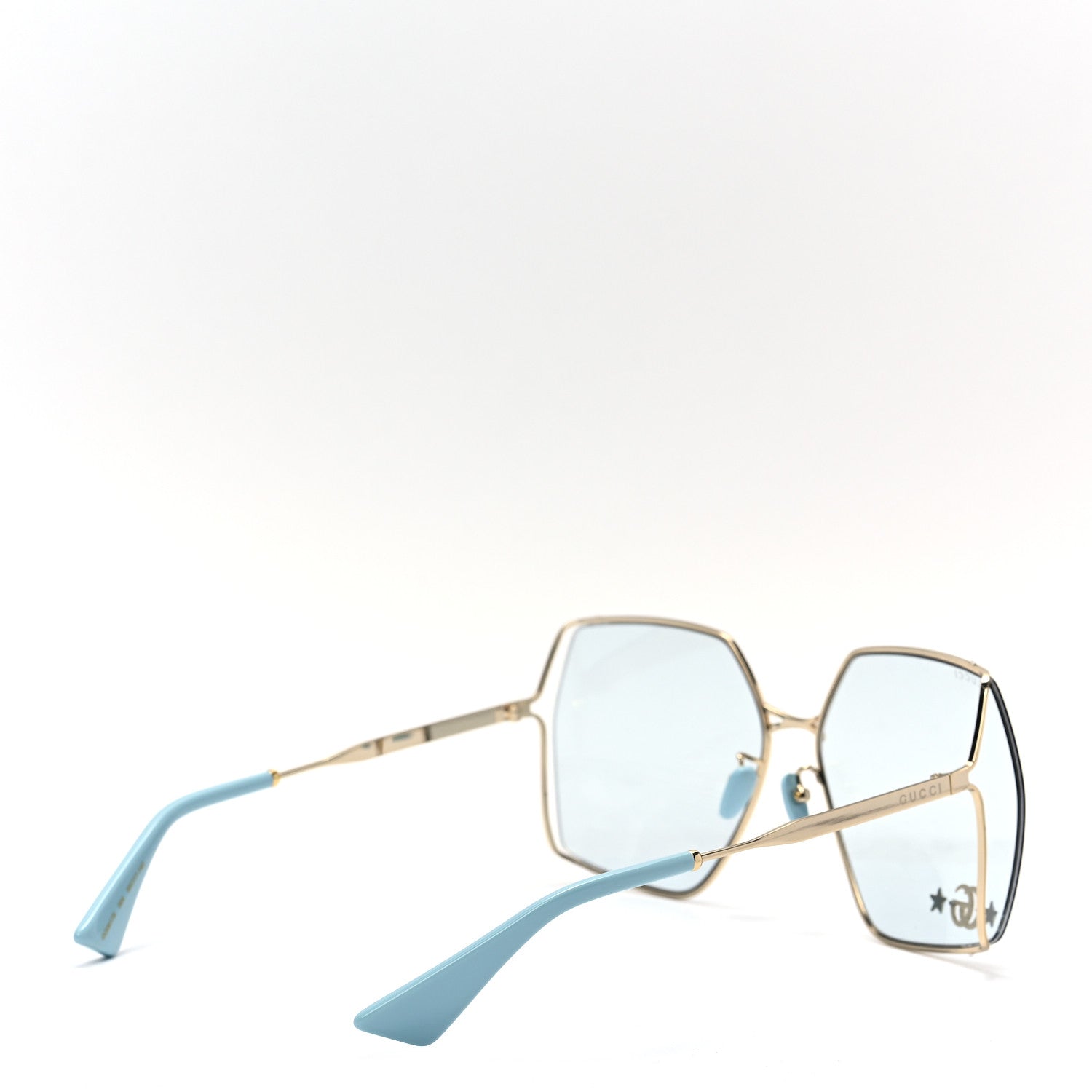 Gucci Metal Sunglasses GG0817S Gold 4 of 7