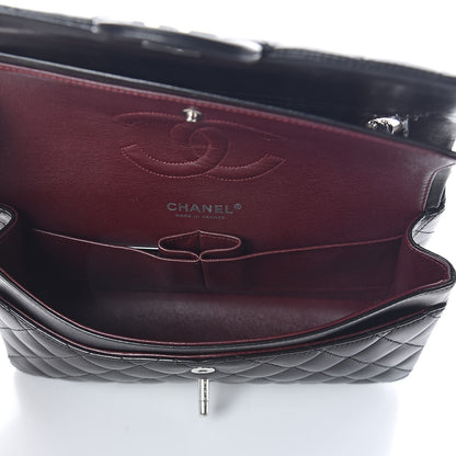 Chanel Lambskin Quilted Medium Double Flap Black 5 of 10