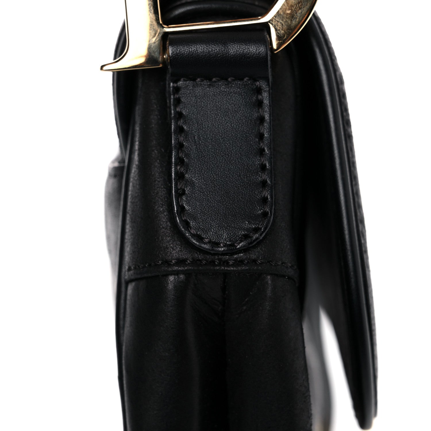 Christian Dior Calfskin Saddle Bag Black 20 of 24