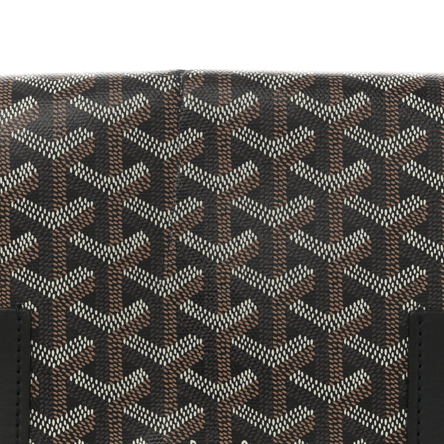 Goyardine Belvedere MM Messenger Bag Black