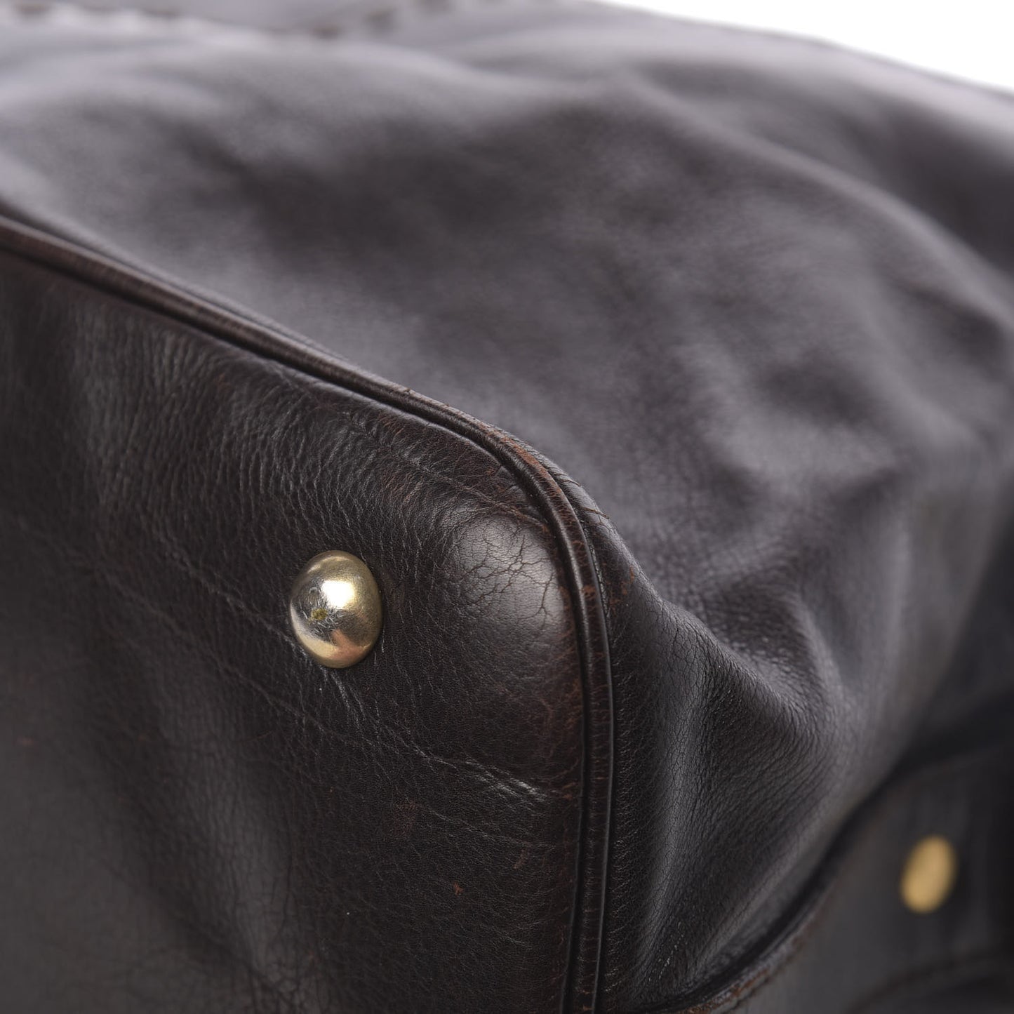 Calfskin Oversized Muse Brown