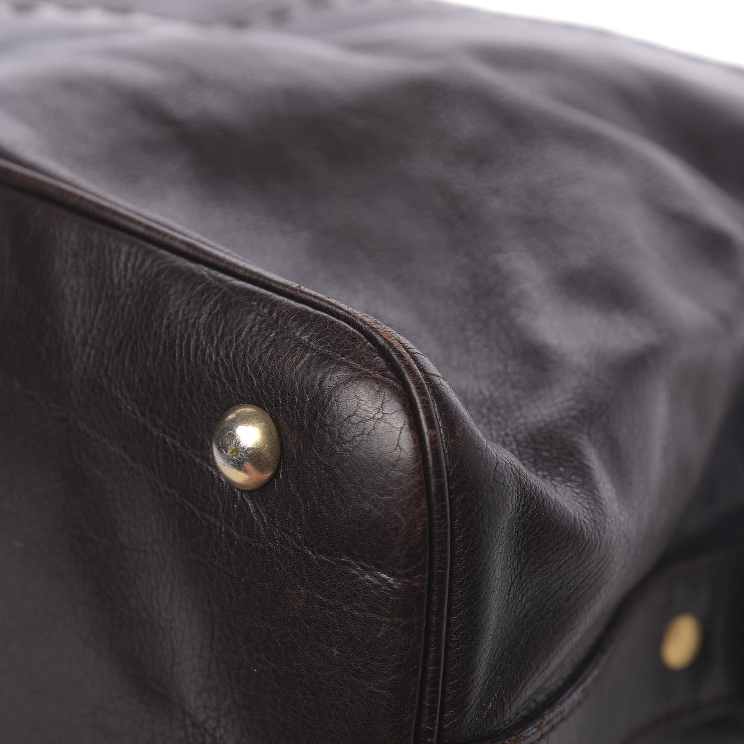 Saint Laurent Calfskin Oversized Muse Brown 19 of 19
